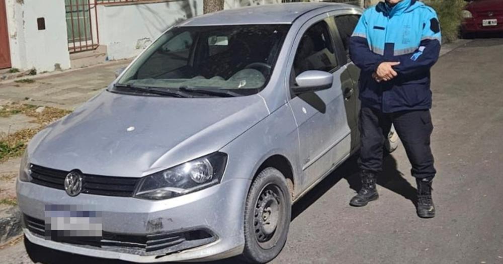 El auto robado en Lomas recuperado por la Policía