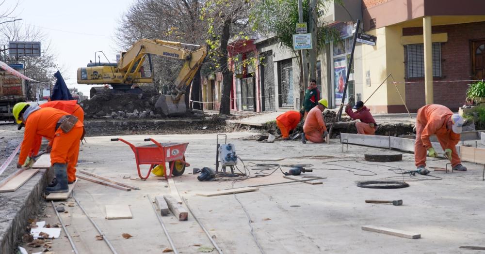 Abrieron nuevos frentes de repavimentación en hormigón