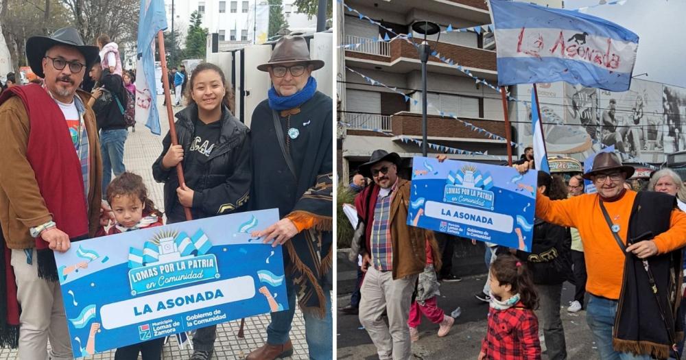 La Asonada fue parte del desfile por el 25 de Mayo