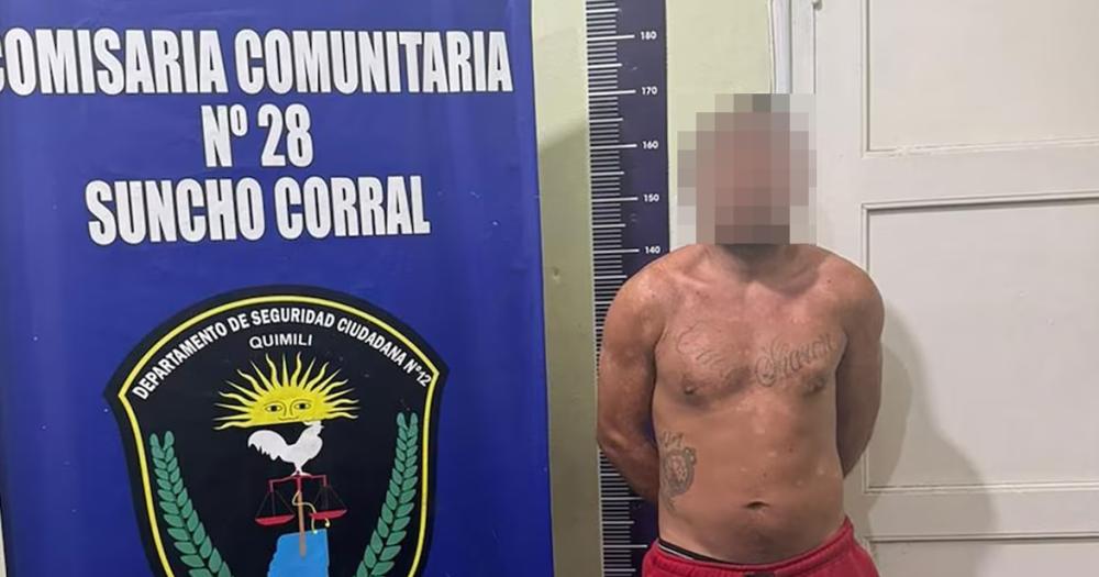 El prófugo fue atrapado en Santiago del Estero