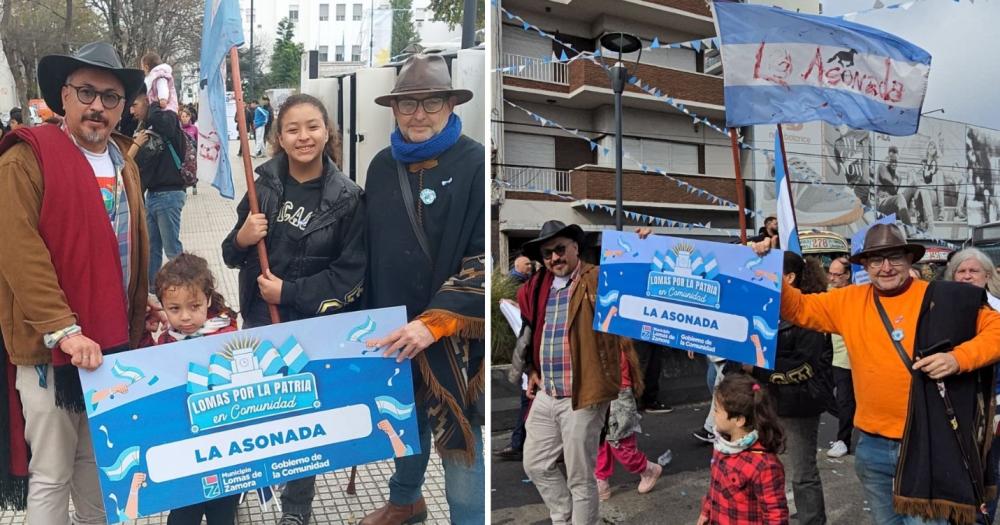 La Asonada fue parte del desfile por el 25 de Mayo