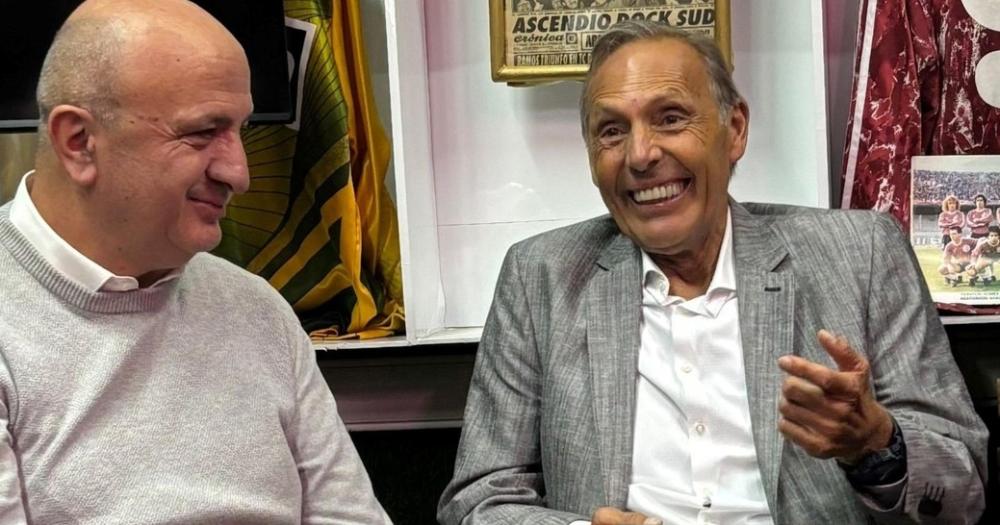 Los Russo Miguel y Nicols en el homenaje