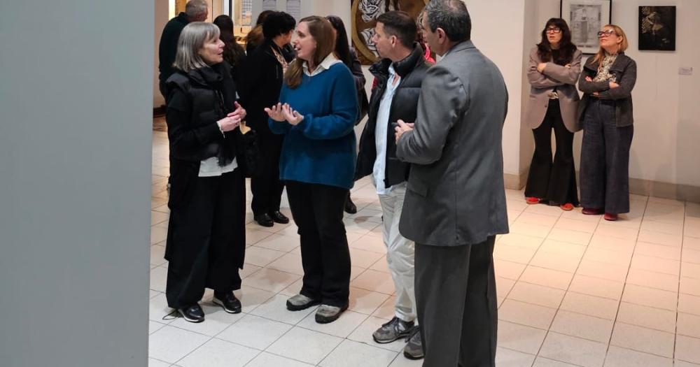 En la inauguración de la muestra