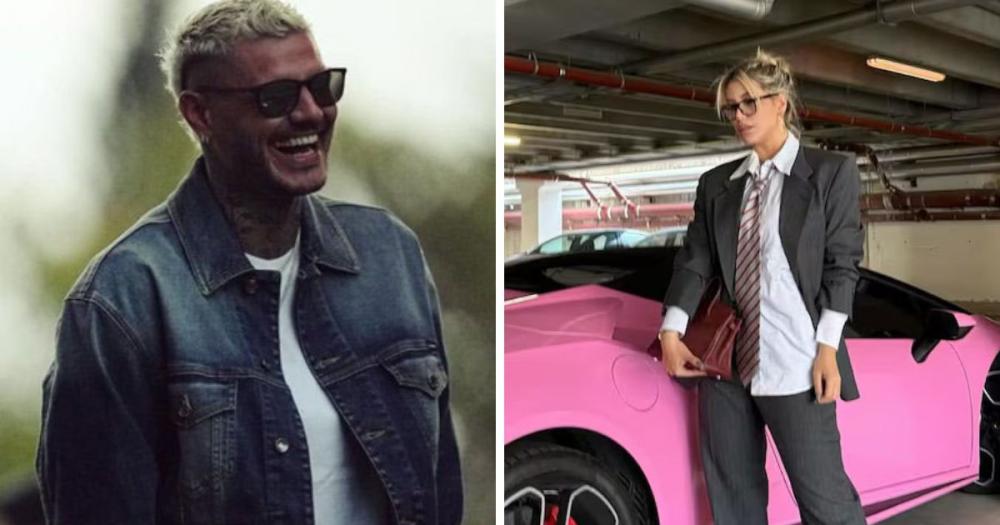 Mauro Icardi filoso con Wanda Nara