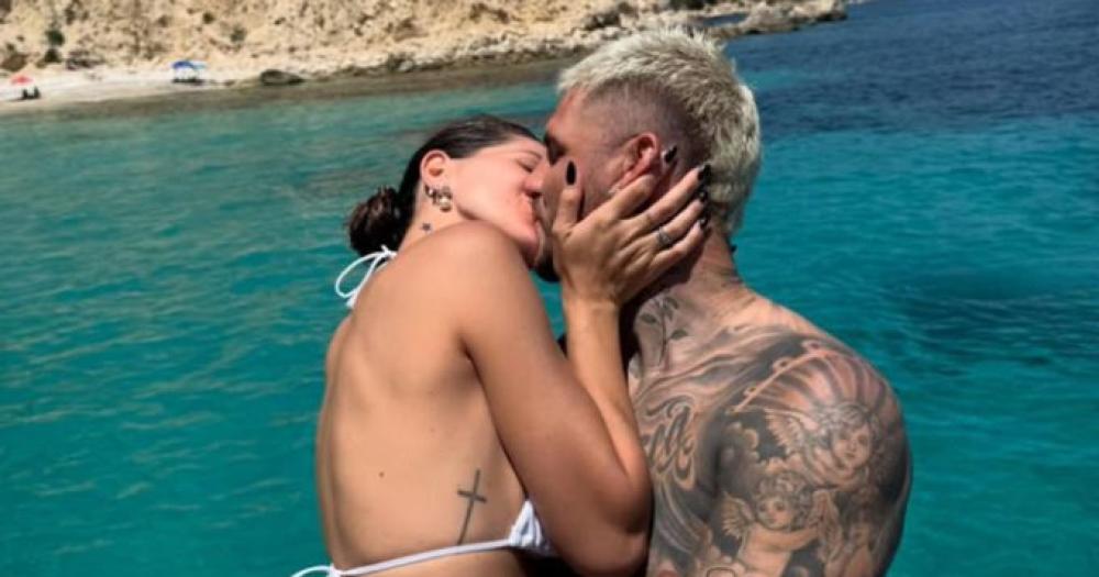 La China Surez y Mauro Icardi a los besos
