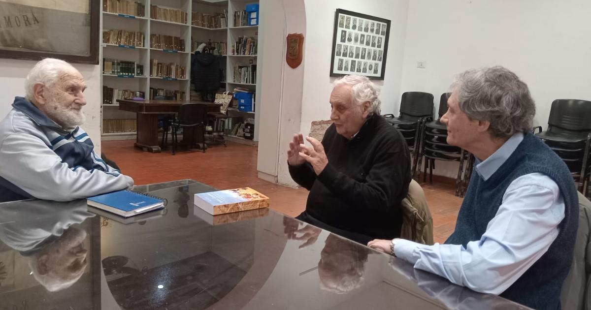 A los hermanos Calcagno y a Carlos Pesado Palmieri los une el compromiso por difundir la historia de Manuel Belgrano