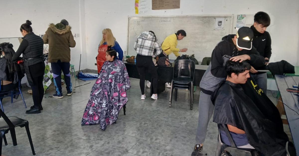 La jornada se hizo en el Centro de Formación Profesional N°406