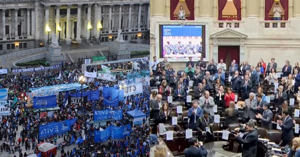 El Congreso trata el aumento a jubilados- se espera una multitud afuera