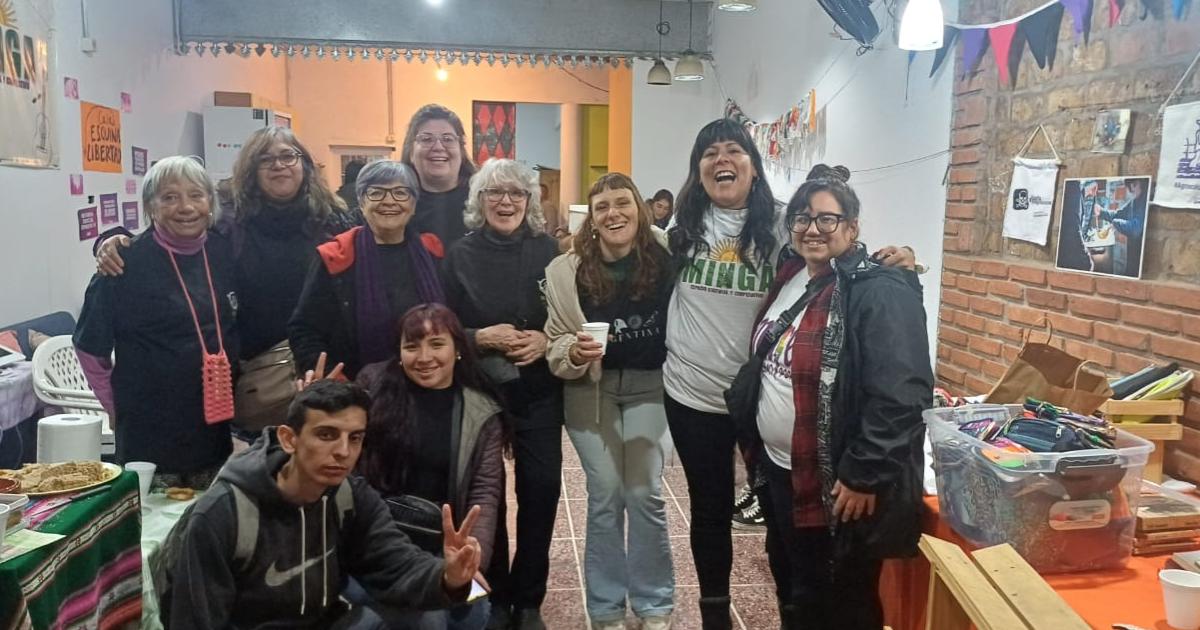 El equipo completo de Minga en la inauguración del espacio