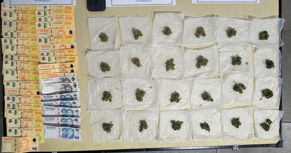 Detuvieron a un dealer de marihuana a metros de la estacioacuten de Temperley