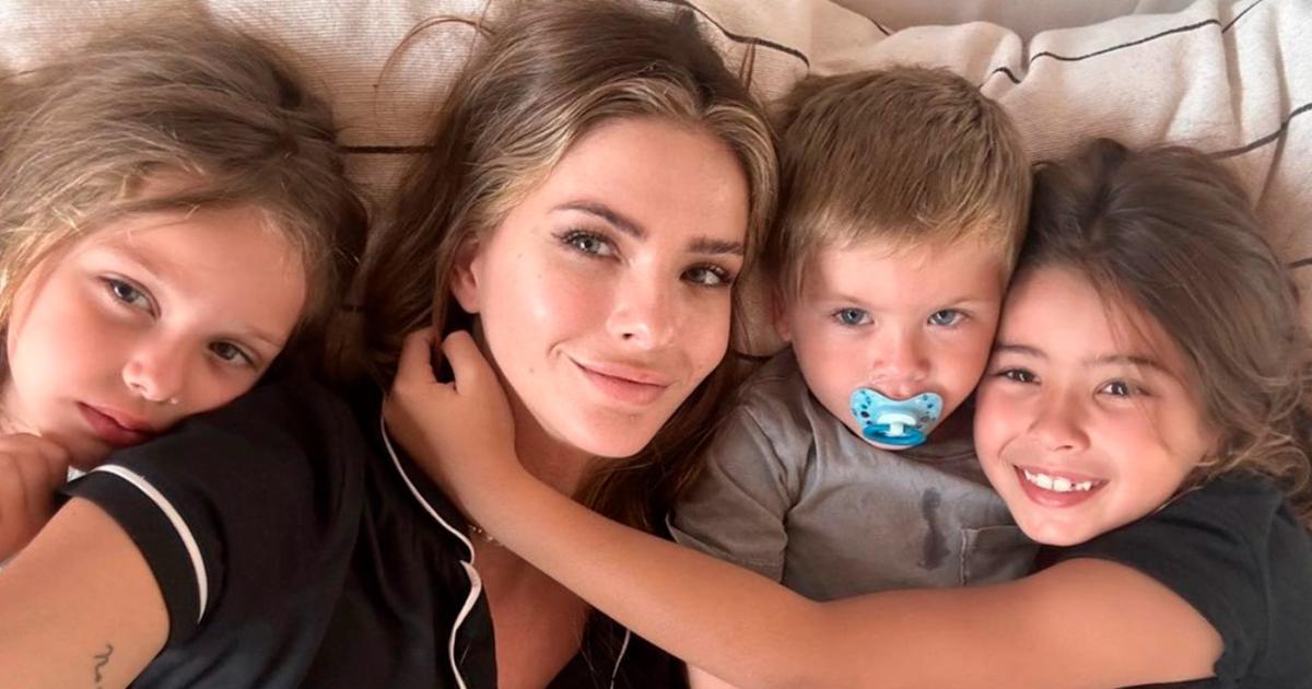 La China Surez y sus hijos