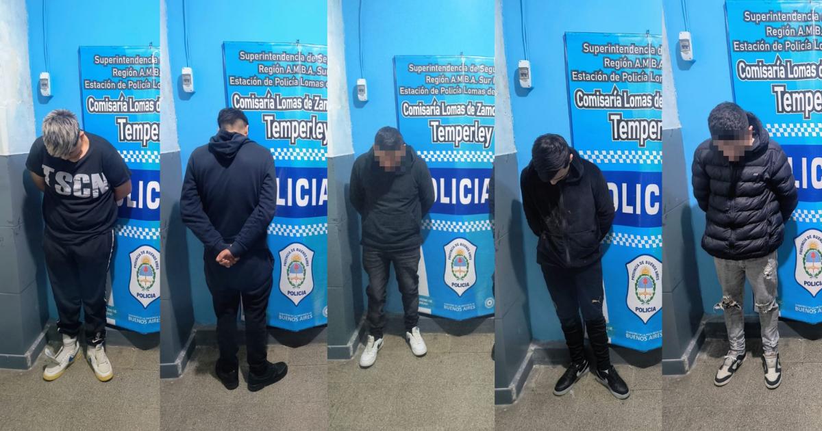 Los detenidos quedaron a disposición de la Justicia