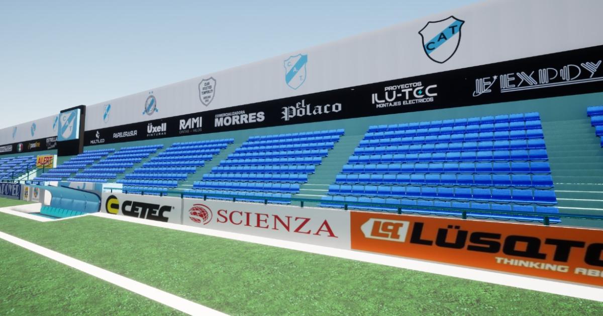 Así quedar la nueva platea tras finalizar todas las obras