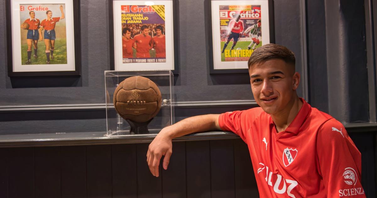 Taborda firmó contrato con Independiente hasta 2027
