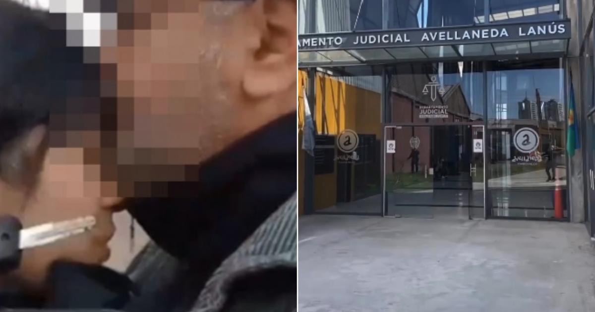 La joven filmó al presunto acosador