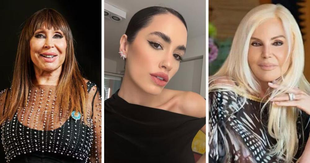 Lali Espósito entre Moria Cas?n y Susana Giménez
