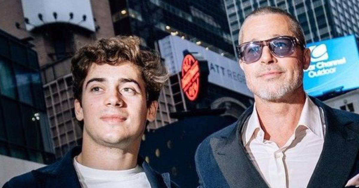 Franco Colapinto y Brad Pitt