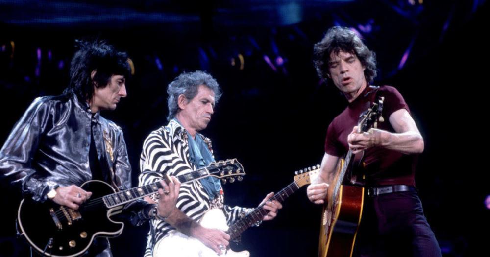 Ronnie con Keith y Mick