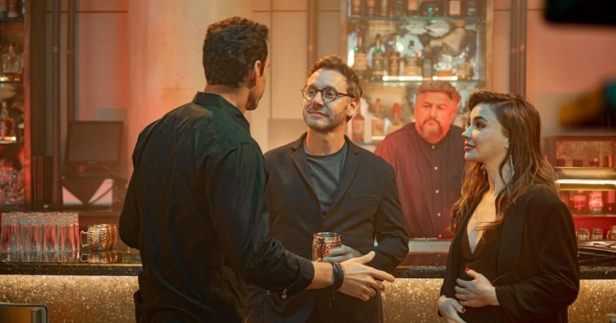 Benjamín Vicuña y Celeste Cid en escena