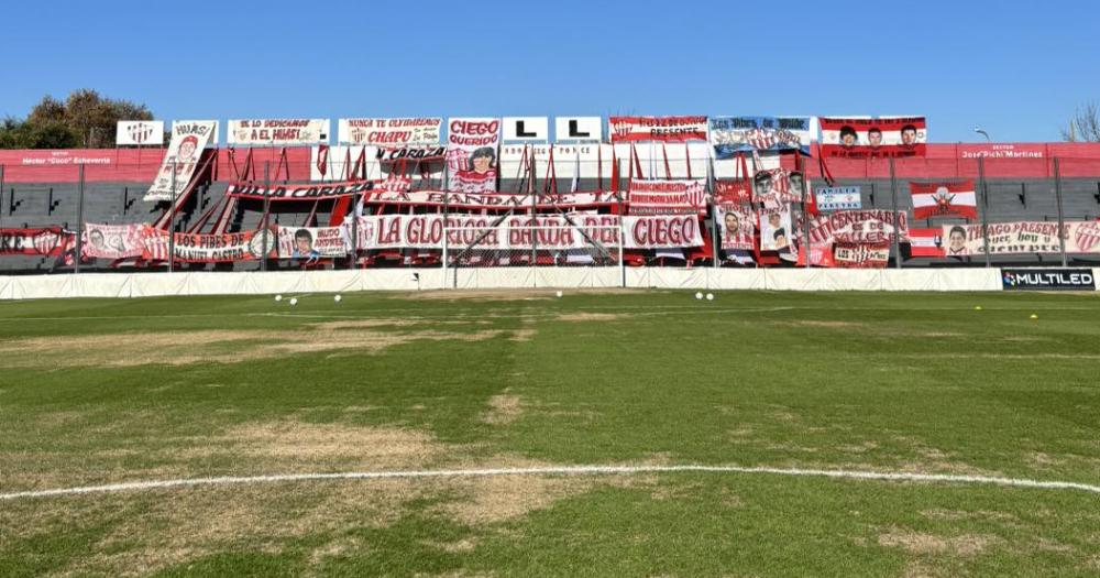 El campo de juego del estadio de Talleres