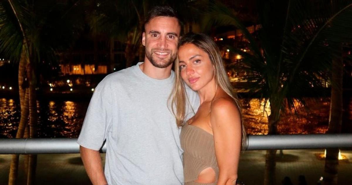 Carolina Calvagni con Nicols Tagliafico