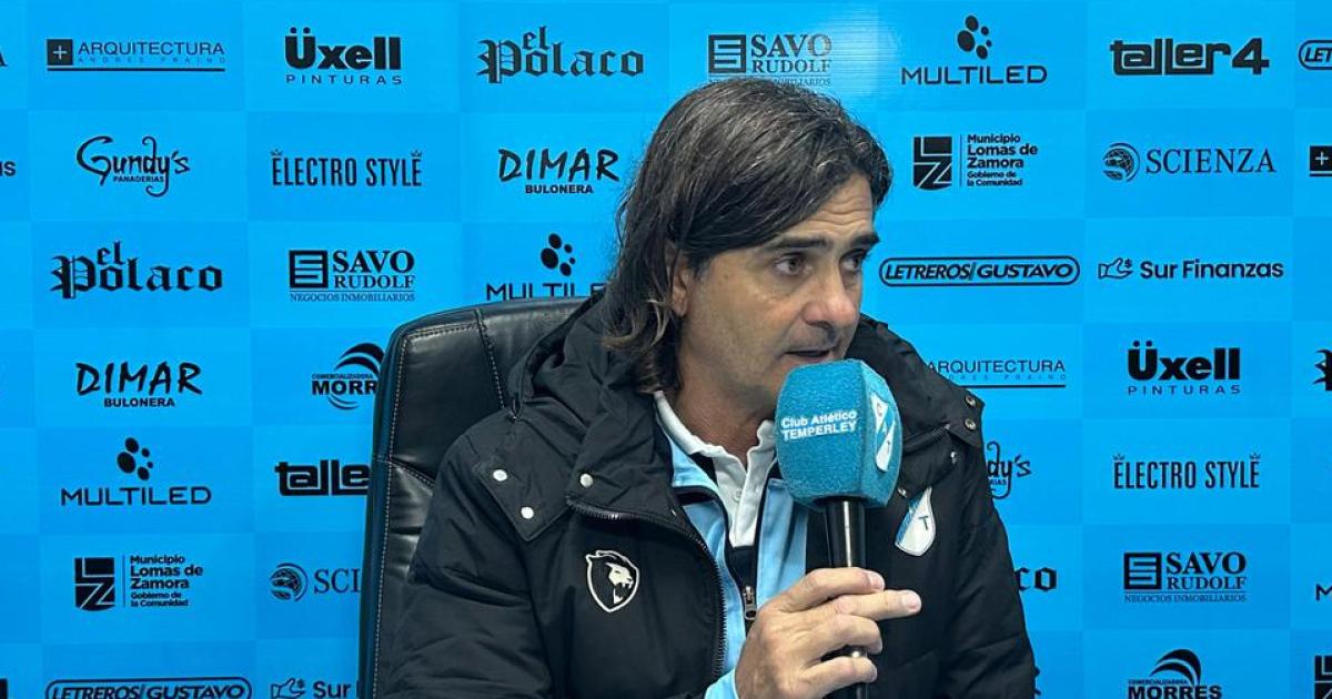 El entrenador del Gasolero destacó el punto valioso que consiguió Temperley ante Mitre