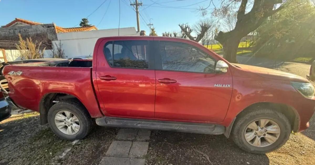 La camioneta robada en Lomas