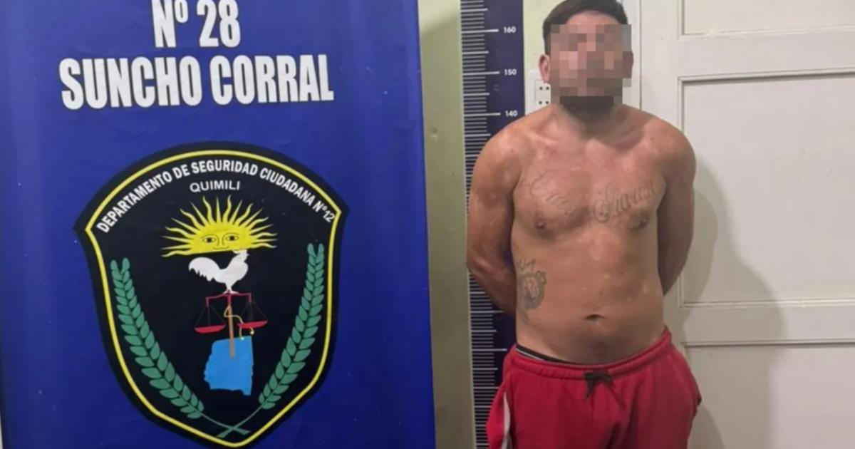 El acusado fue detenido en Santiago del Estero