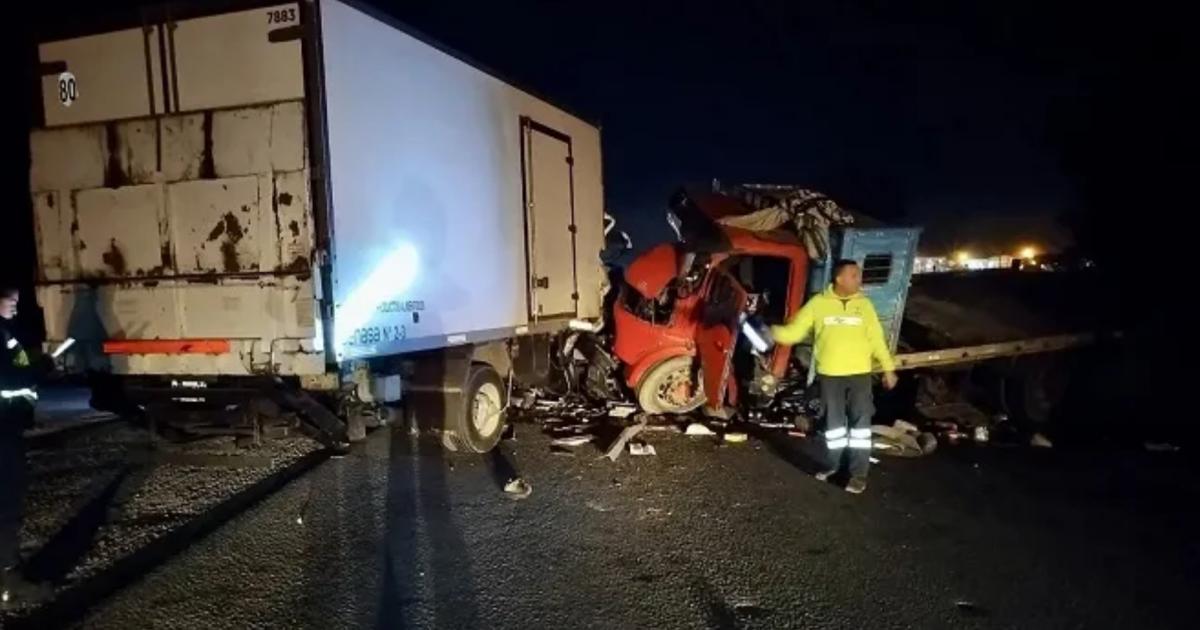 El choque en el Kilómetro 188 de la Ruta 3