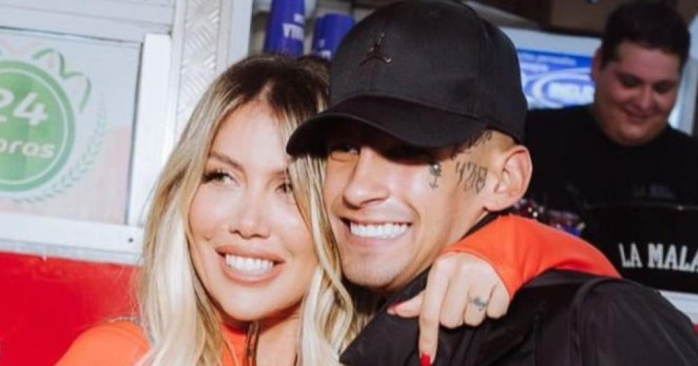 Wanda Nara y L-Gante juntos