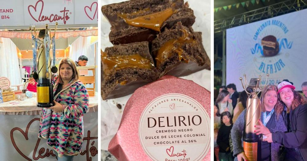 El podio se lo llevó el alfajor con dulce de leche colonial y chocolate al 56-en-porciento-