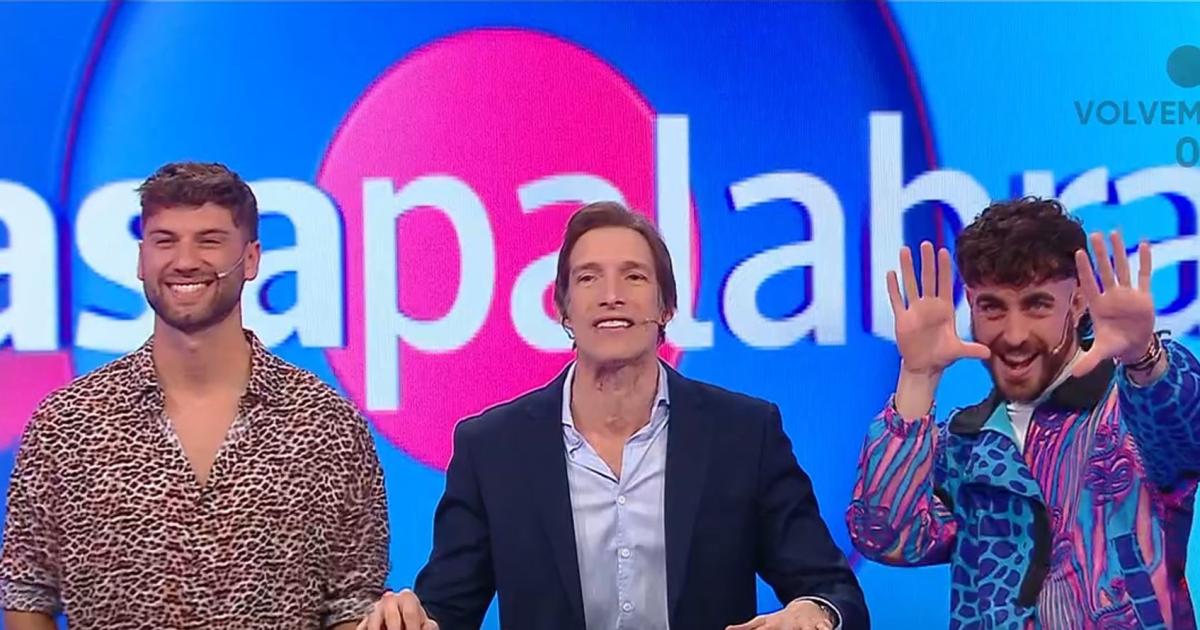 Tato y Ulises con Ivn de Pineda en Pasapalabra