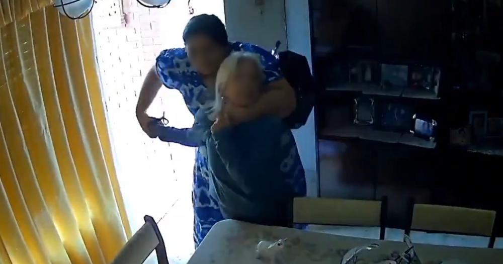 El violento robo había quedado grabado en las cmaras de seguridad