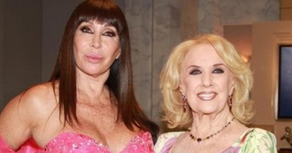 Moria Casn y Mirtha Legrand con poca onda