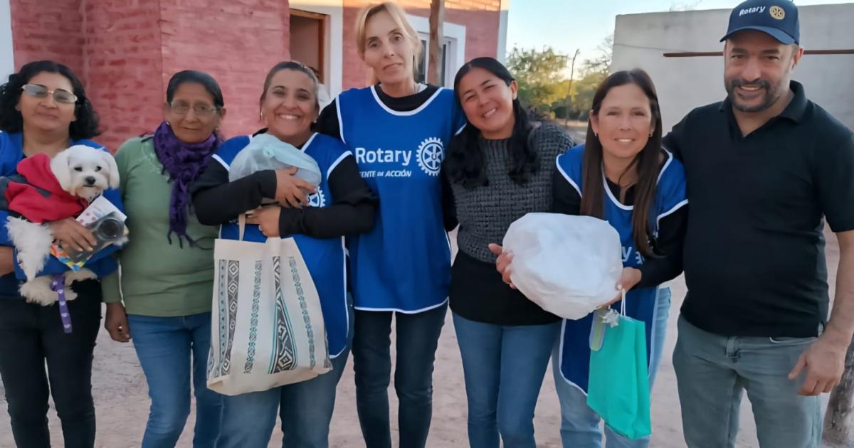 Se unieron los rotarios de Turdera Lomas Este y Escalada para ayudar