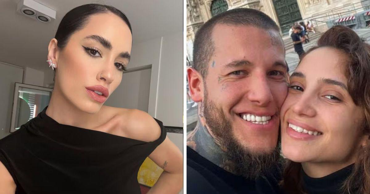 Lali Espósito en medio de Alex Caniggia y Melody Luz