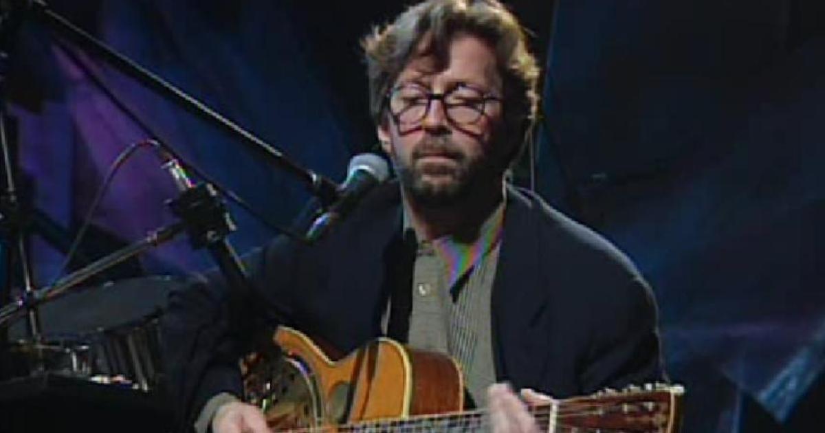 Eric Clapton en su MTV Unplugged