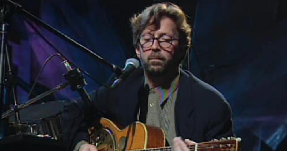 Eric Clapton en su MTV Unplugged
