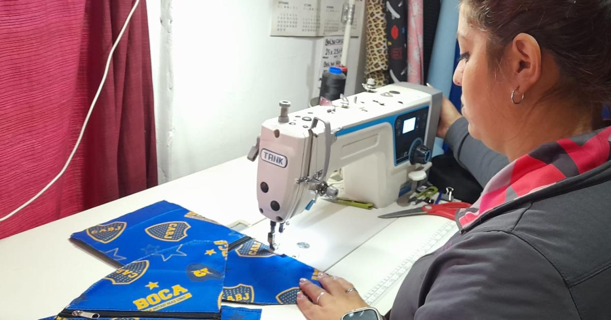 Pudo comprarse la mquina de coser para generar su propio ingreso