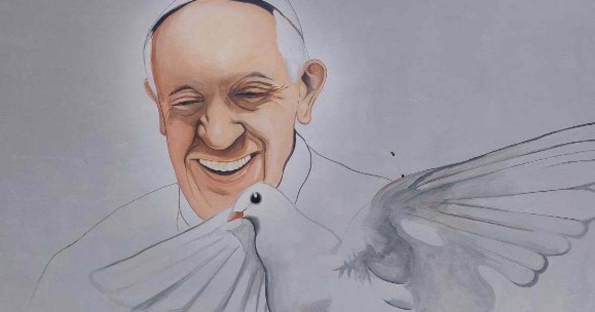 Los vecinos que pasen por allí ya pueden ver parte del mural