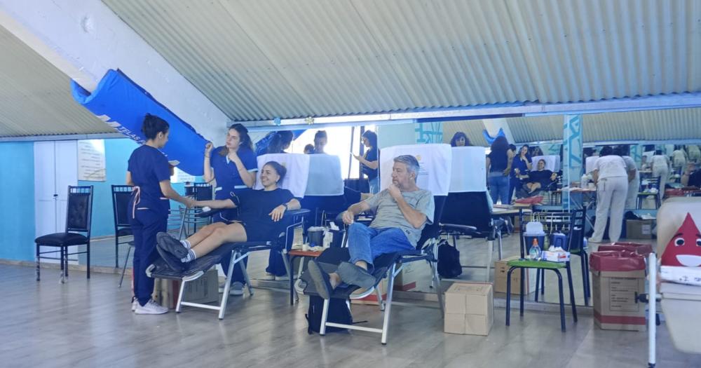 La colecta de sangre busca fomentar el h?bito de convertirse en donante voluntario