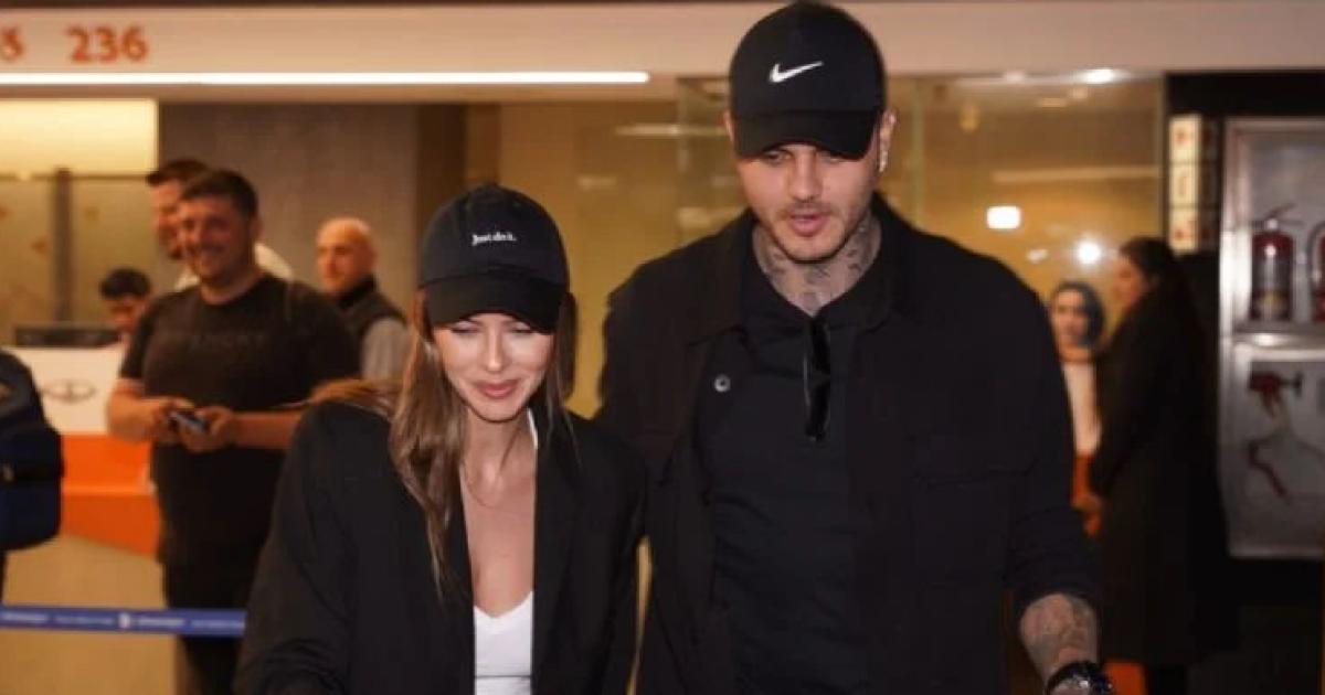 La China Surez y Mauro Icardi en Ezeiza