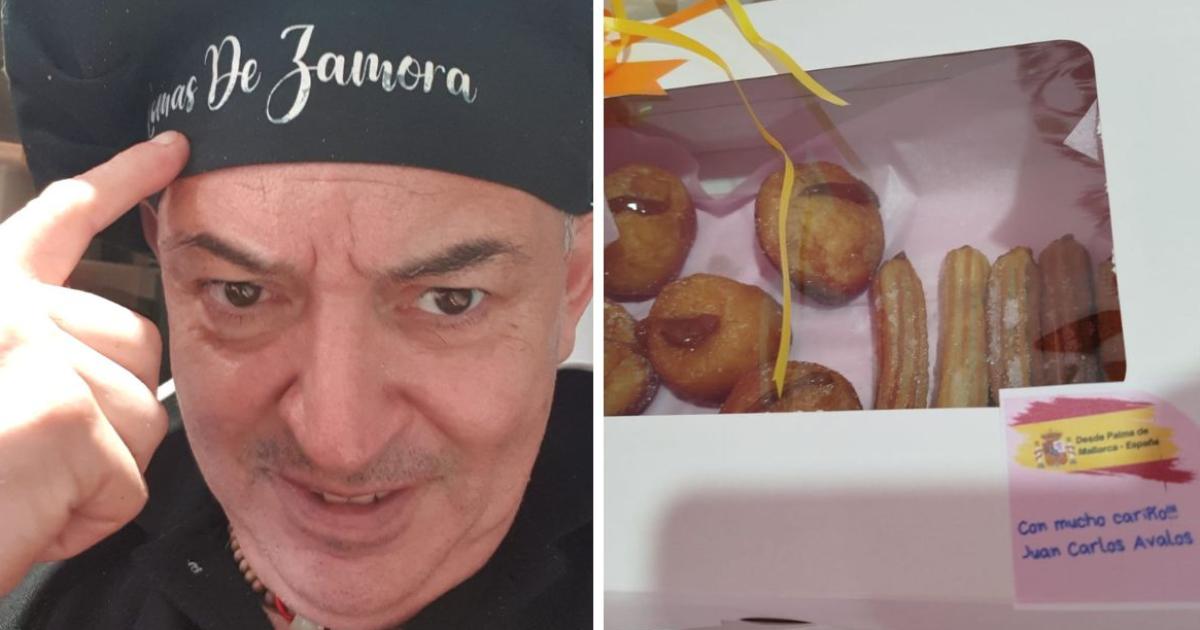 Desde Palma de Mallorca se comunicó con Romina quien cocina y hace las entregas