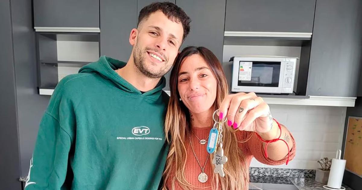 Joel Ojeda y Catalina Gorostidi en sus días felices