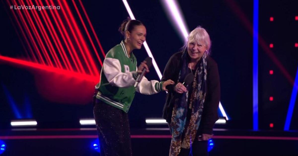Avril y su abuela Diana en La Voz Argentina
