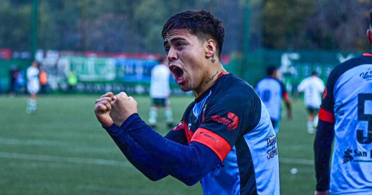 Nicols Meaurio grita su gol