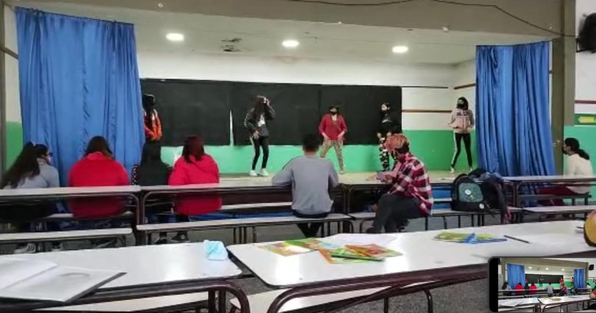 En pleno ensayo