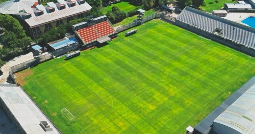 Vista del estadio Guillermo Laza