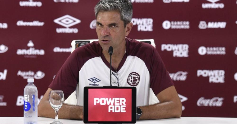 Pellegrino se mostró ilusionado con miras al nuevo semestre de Lanús