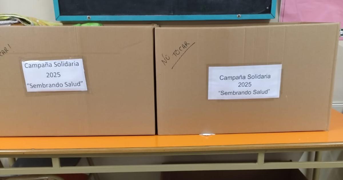 Desde el mes pasado estn juntando los artículos de higiene